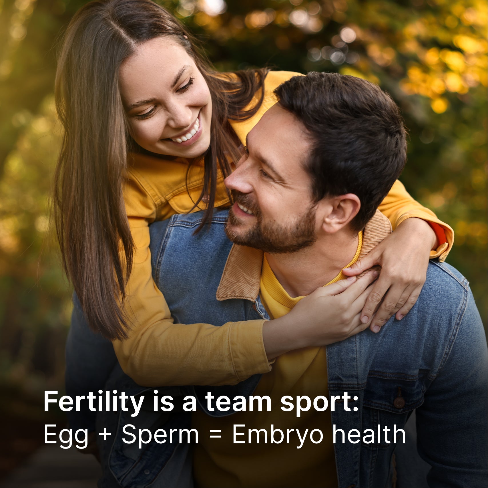 His and hers fertility bundle including vitamins and supplements from Luminary Vitamins, displayed in a sleek packaging on a white background.